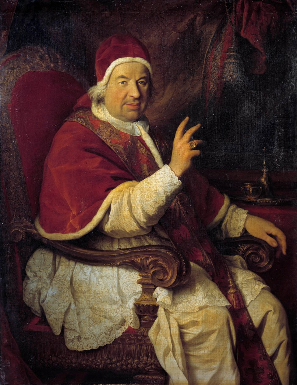 Portrett av pave Benedetto XIV (Benedetto 14 av Pierre Subleyras