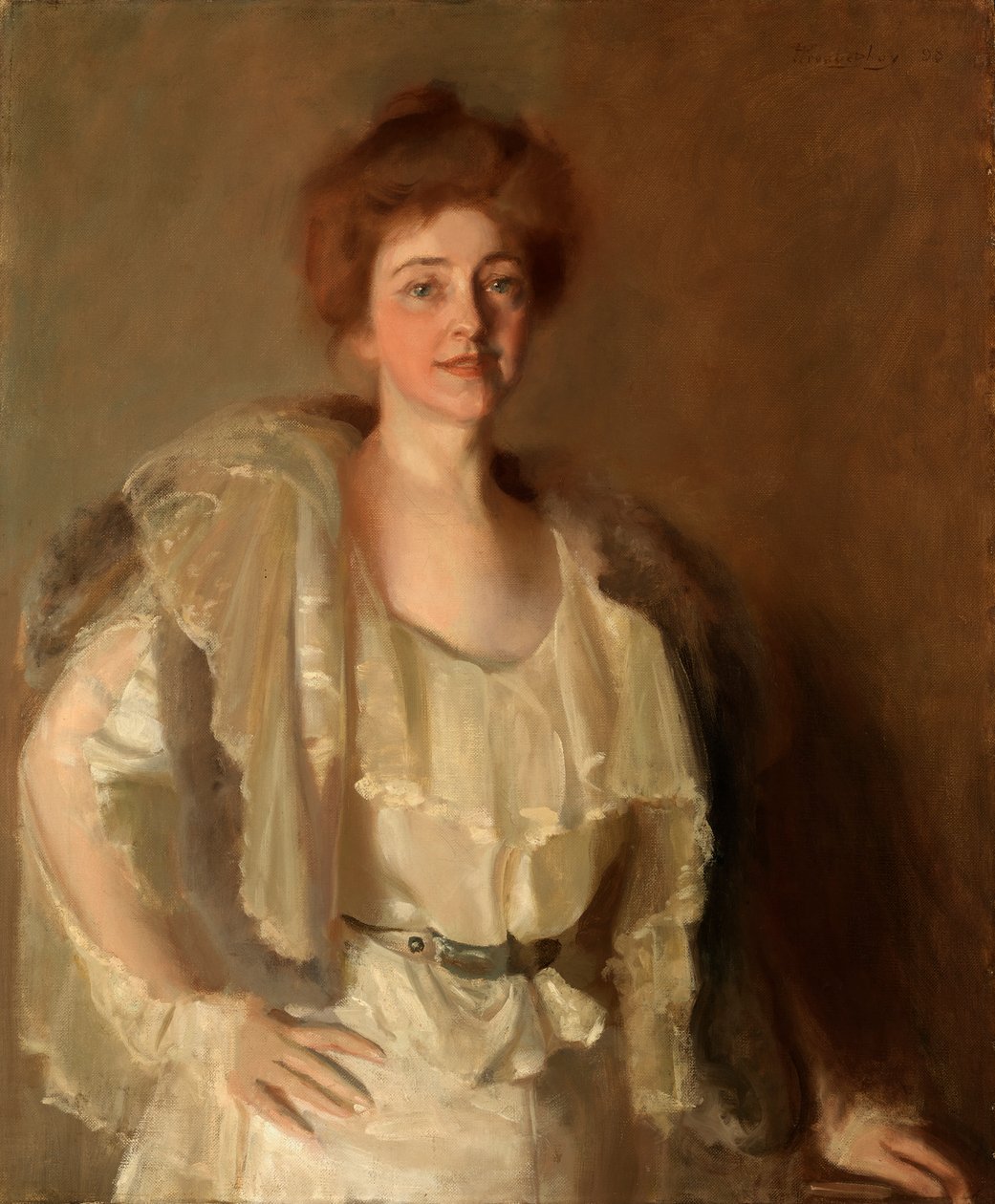 Alice Barney i Whites and Browns, 1898. av Pierre Troubetzkoy