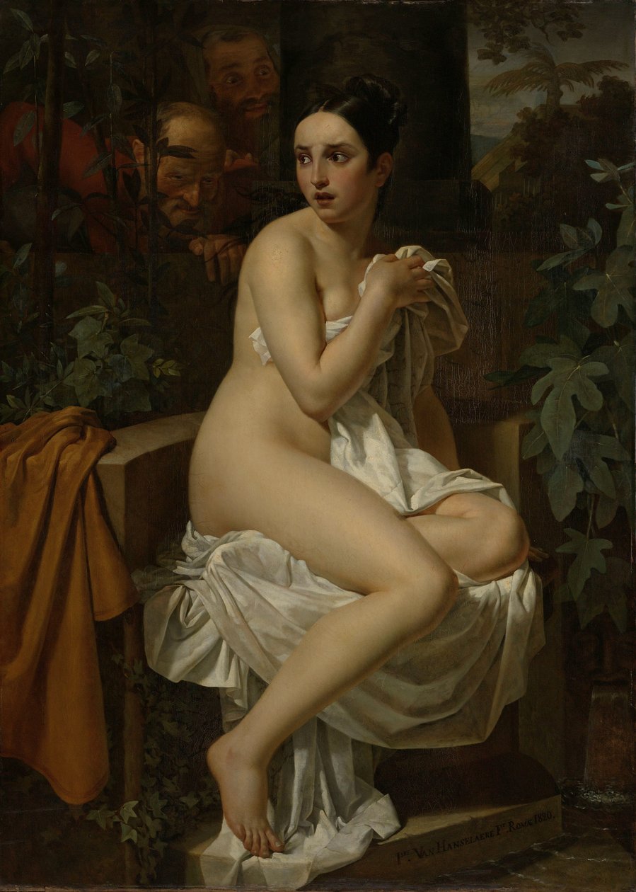 Susanna og de eldste av Pierre Van Hanselaere