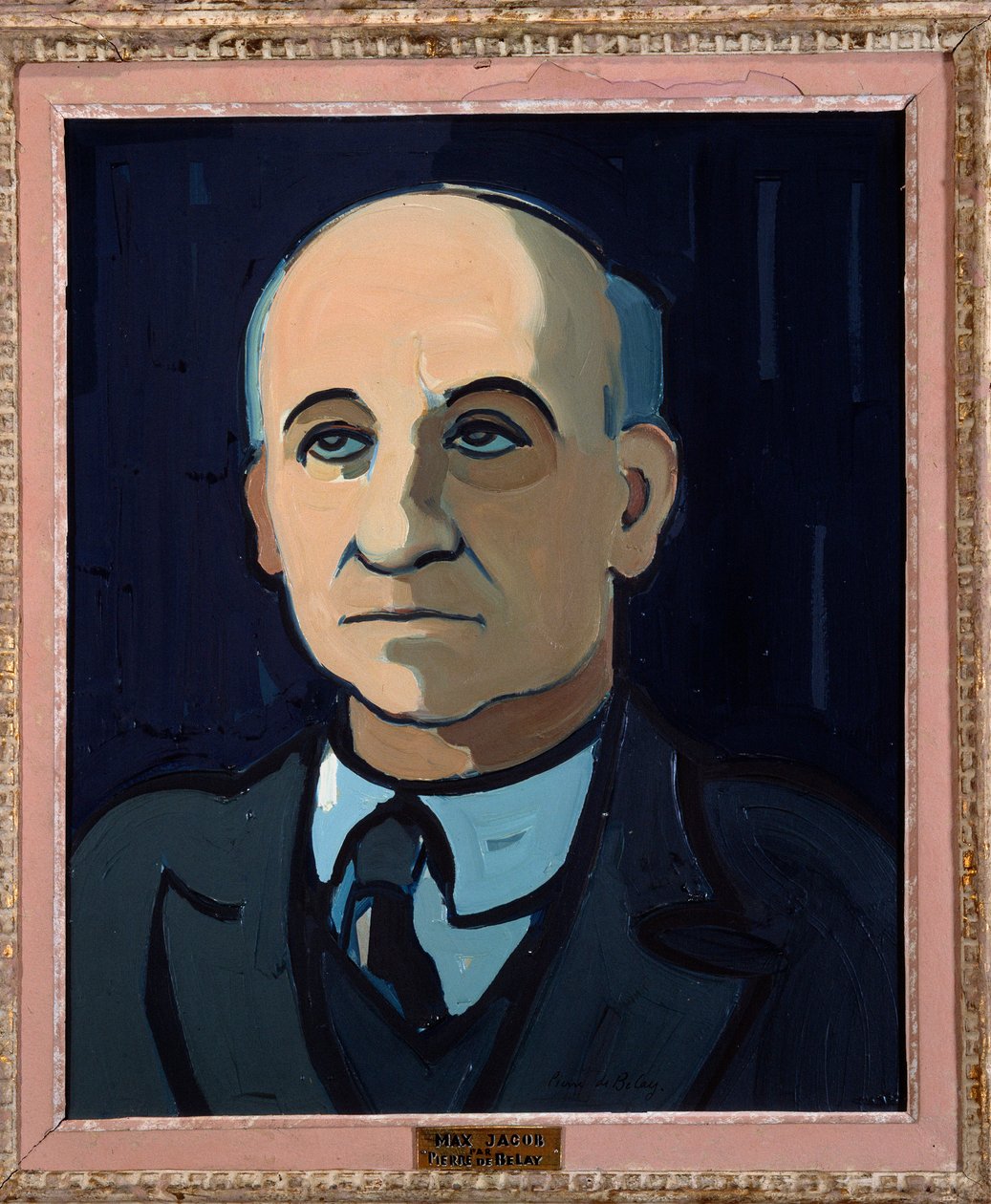 Portrett av den franske poeten Max Jacob (1876-1944) Maleri av Pierre de Belay (1890-1947) 20. århundre Orleans. Museum of Fine Arts av Pierre de Belay
