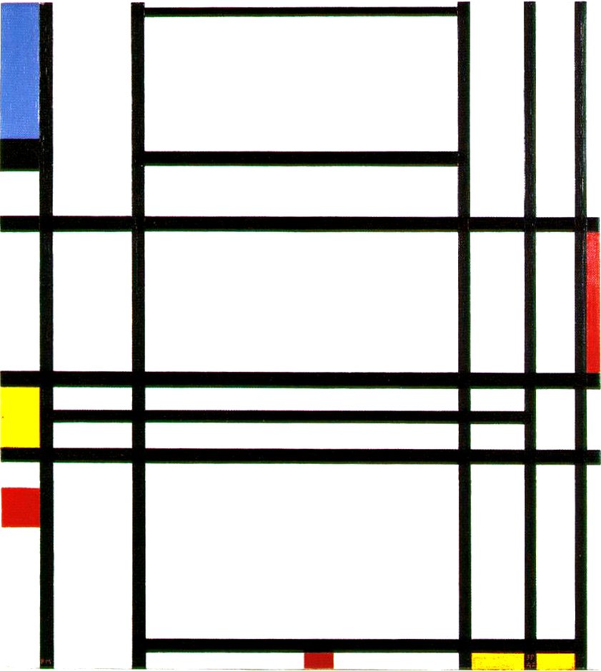 Sammensetning 10 av Piet Mondrian