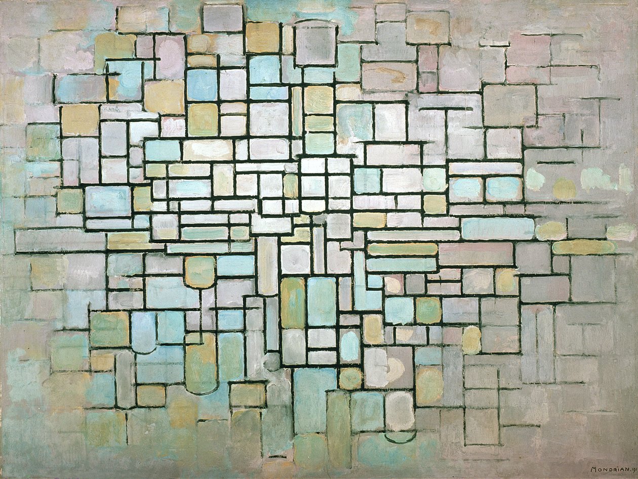 Komposisjon nr. II, 1913 av Piet Mondrian