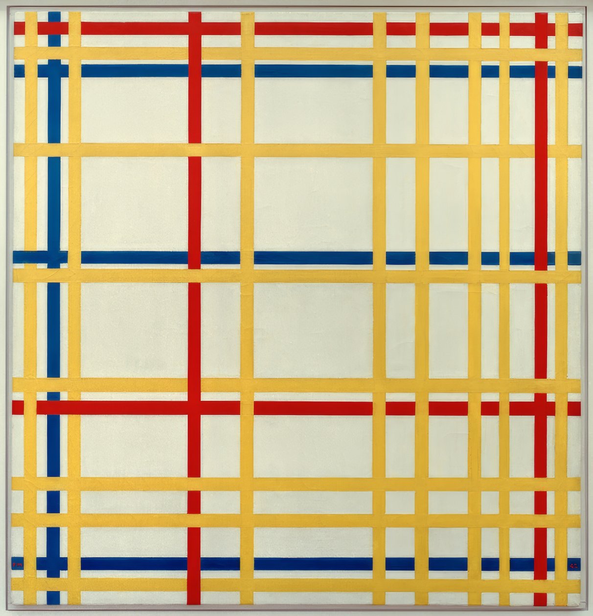New York City; New York City I av Piet Mondrian