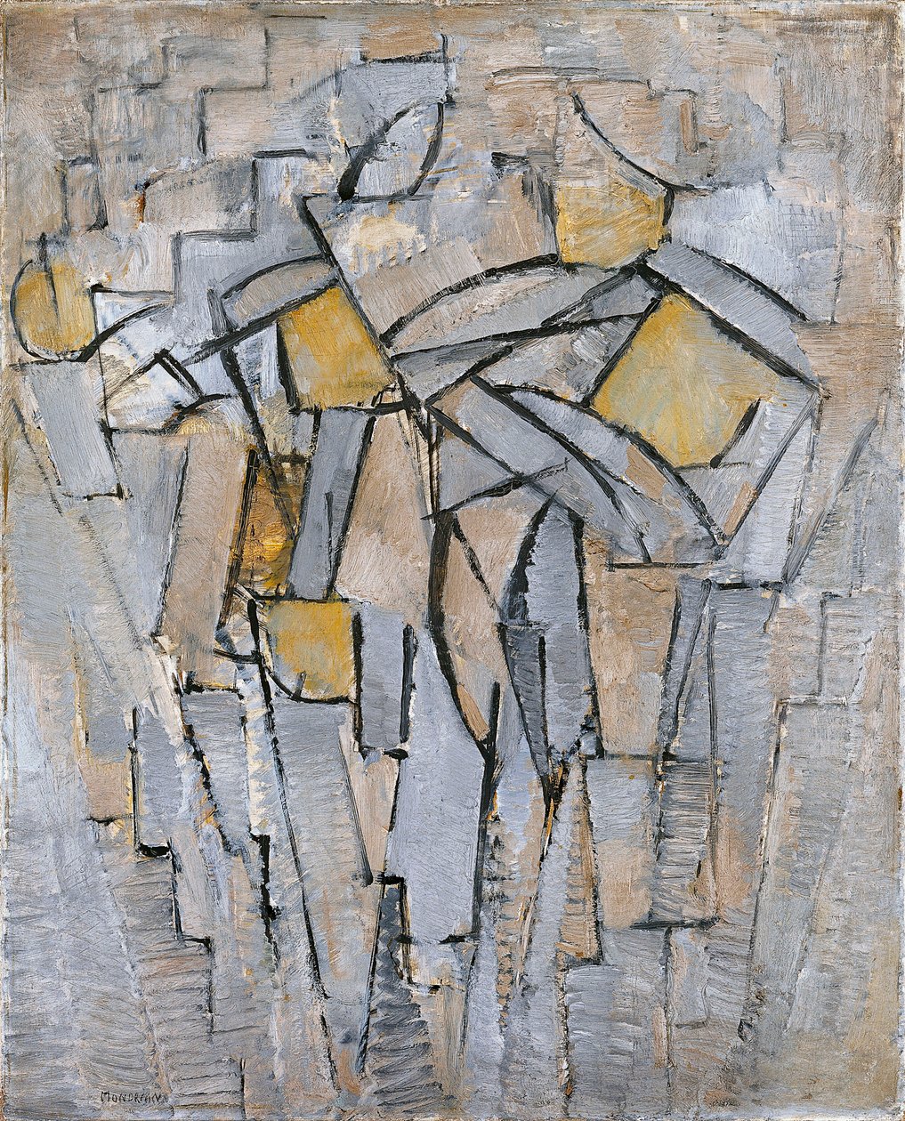 Komposisjon nr. XIII Komposisjon 2, 1913 av Piet Mondrian