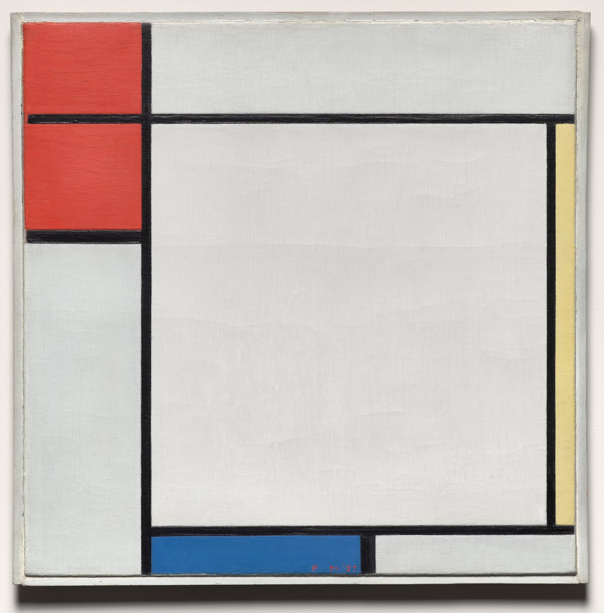 Komposisjon med rødt, gult og blått av Piet Mondrian