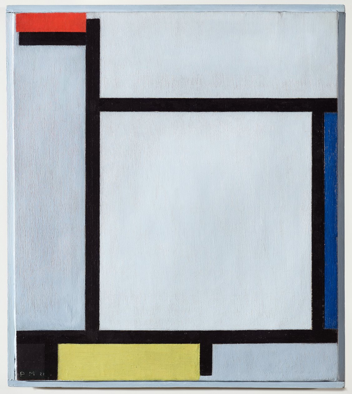 Komposisjon med rødt, blått, svart, gult og grått, 1921 av Piet Mondrian