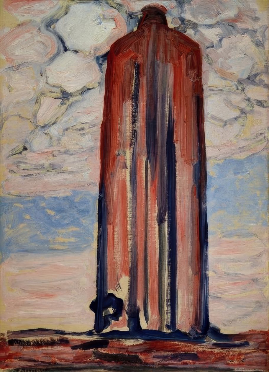 Fyr i Westkapelle av Piet Mondrian