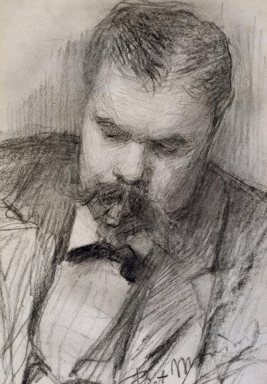 Portrett av Frits Mondrian, 1898, av Piet Mondrian