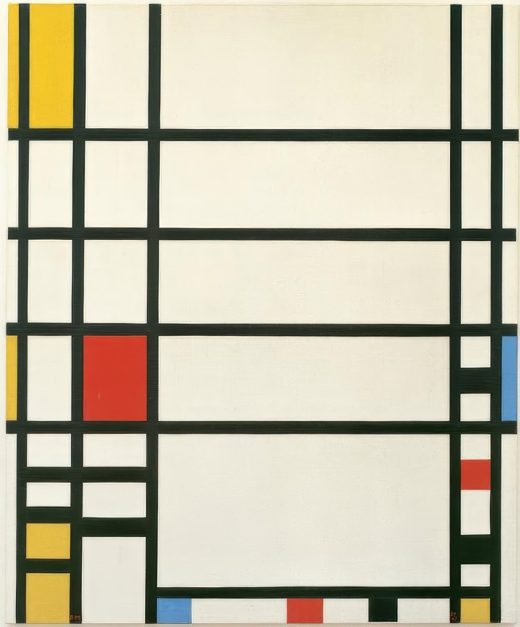 Trafalgar Square av Piet Mondrian