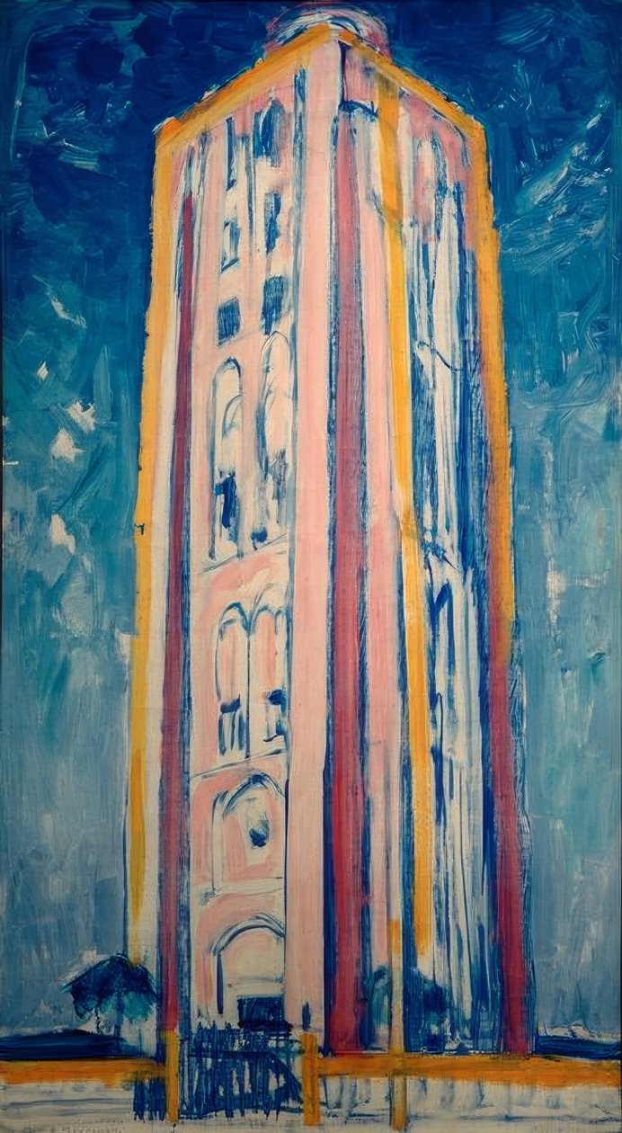 Westkapelle (Nederland), av Piet Mondrian