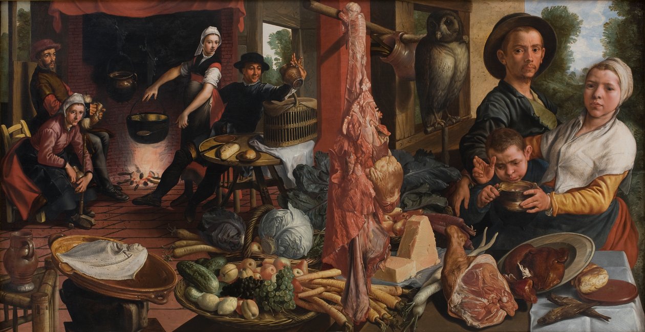 Det kule kjøkkenet. Voluptas Carnis av Pieter Aertsen