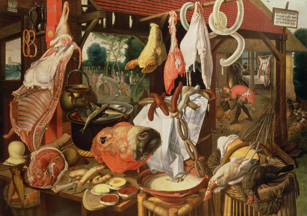 Kjøttboden, 1568 av Pieter Aertsen