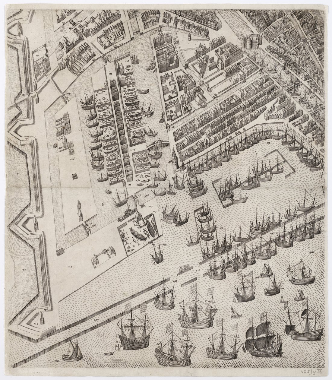 Amsterdam er hovedbyen i Holland, den mest berømte havnen i hele Europa av Pieter Bast