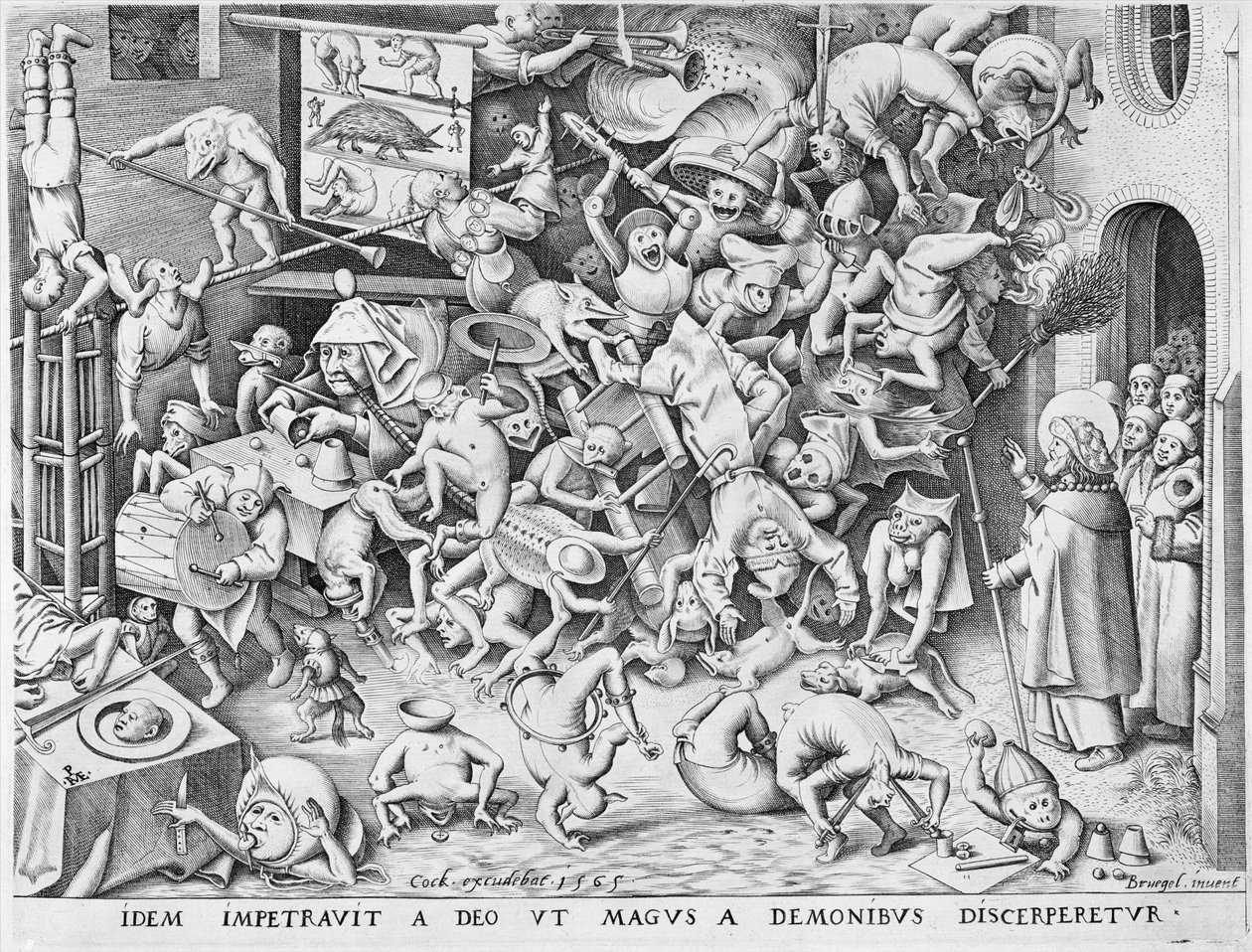 Tryllekunstnerens fall av Pieter Bruegel the Elder