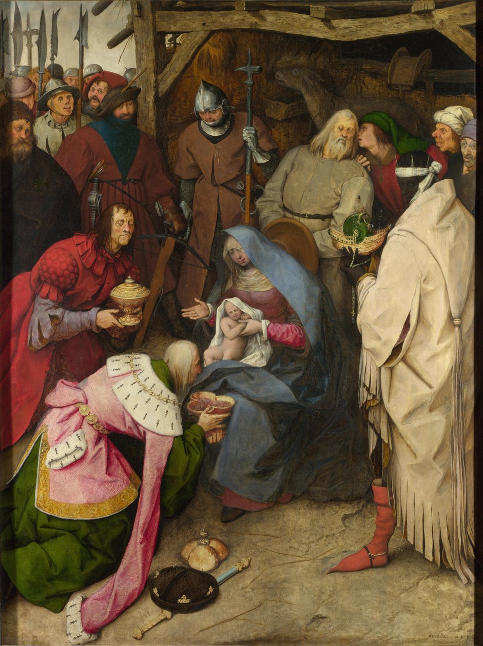 Tilbedelse av magi av Pieter Bruegel the Elder