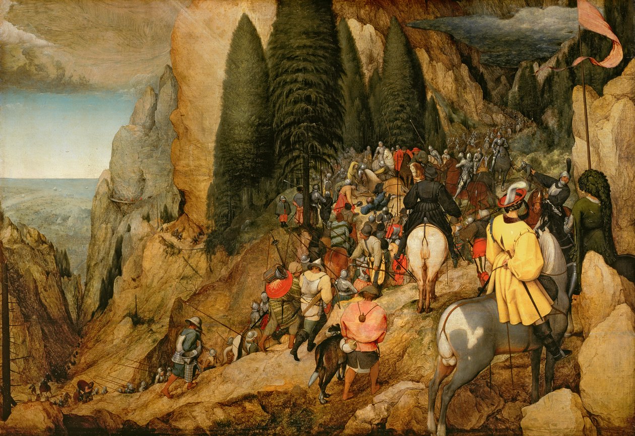 Konvertering av St. Paul, 1567 av Pieter Bruegel the Elder