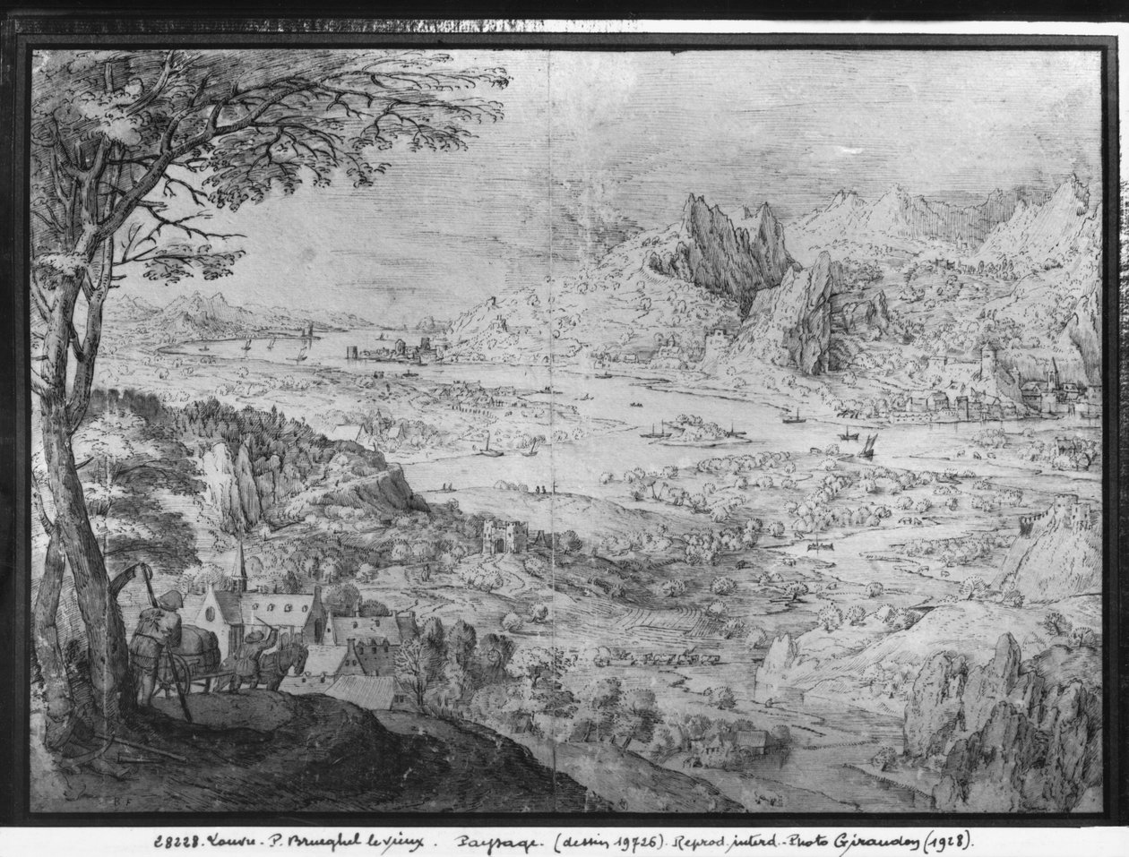 Landskap av Pieter Bruegel the Elder