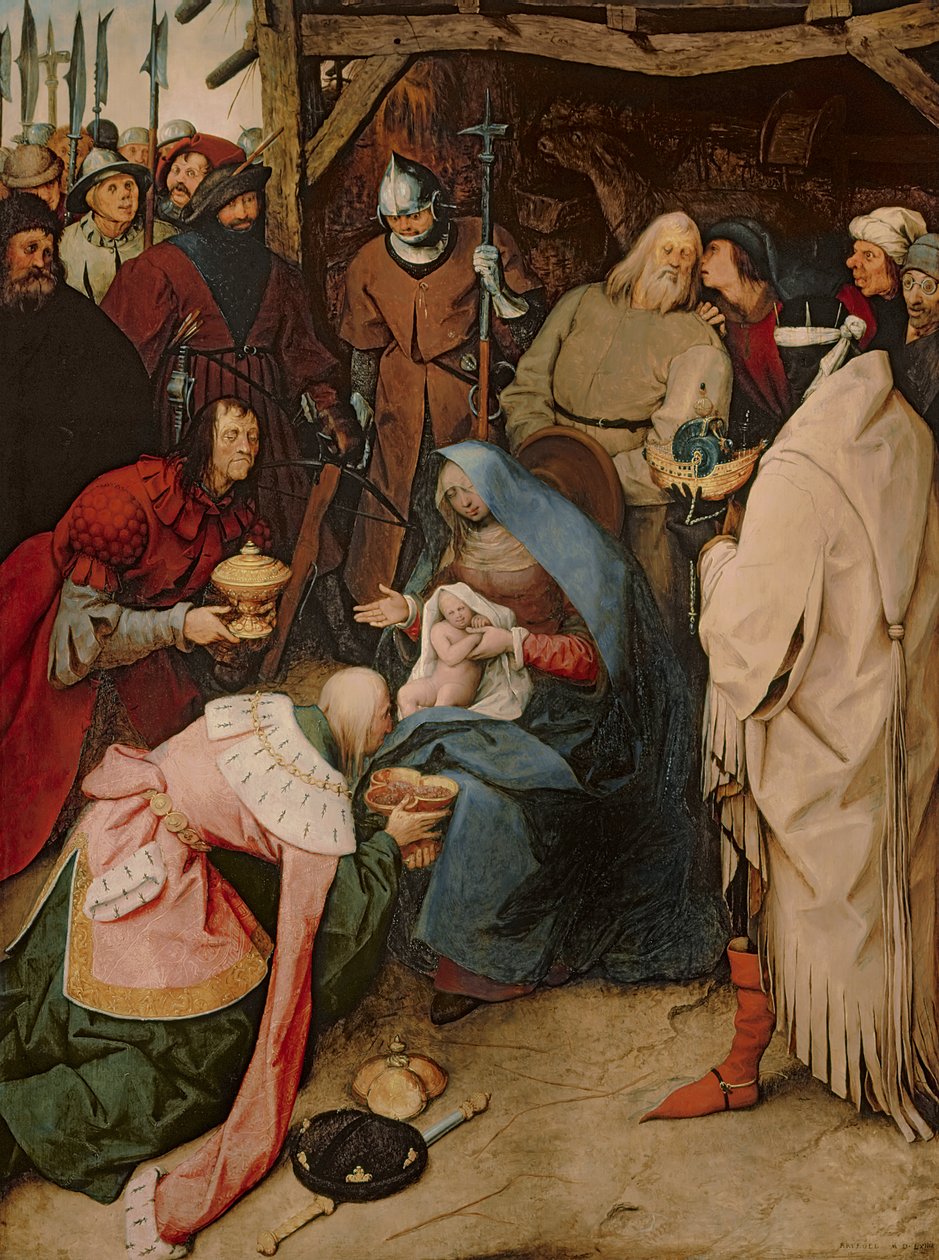 Kongenes tilbedelse, 1564 av Pieter Bruegel the Elder