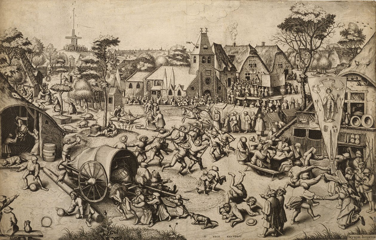 Saint Georges messe av Pieter Bruegel the Elder