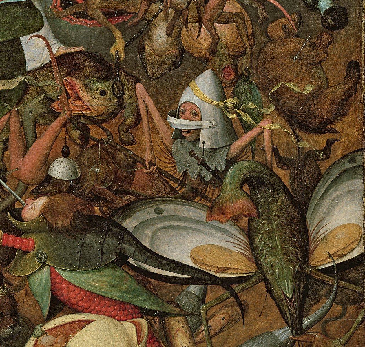 The Fall of the Rebel Angels, 1562 (detalj av 74037) av Pieter Bruegel the Elder