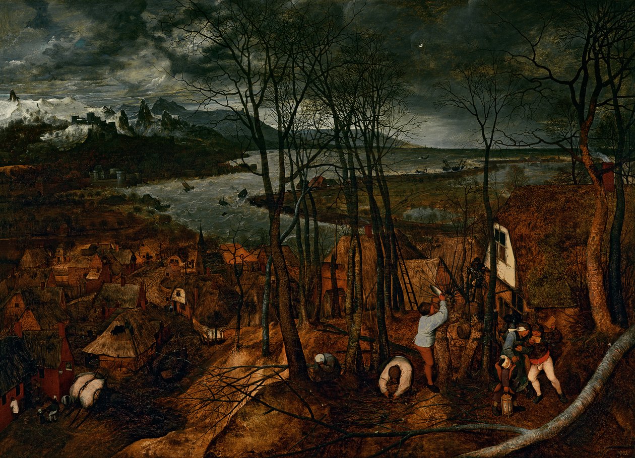 Den dystre dagen – våren, 1559 av Pieter Bruegel the Elder