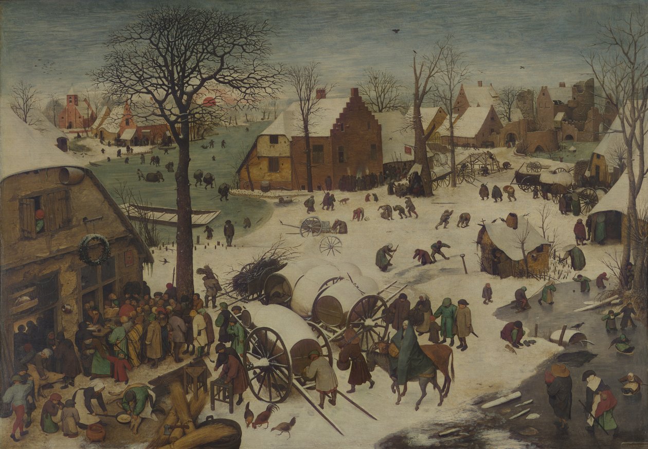 Nummereringen på Betlehem av Pieter Bruegel the Elder