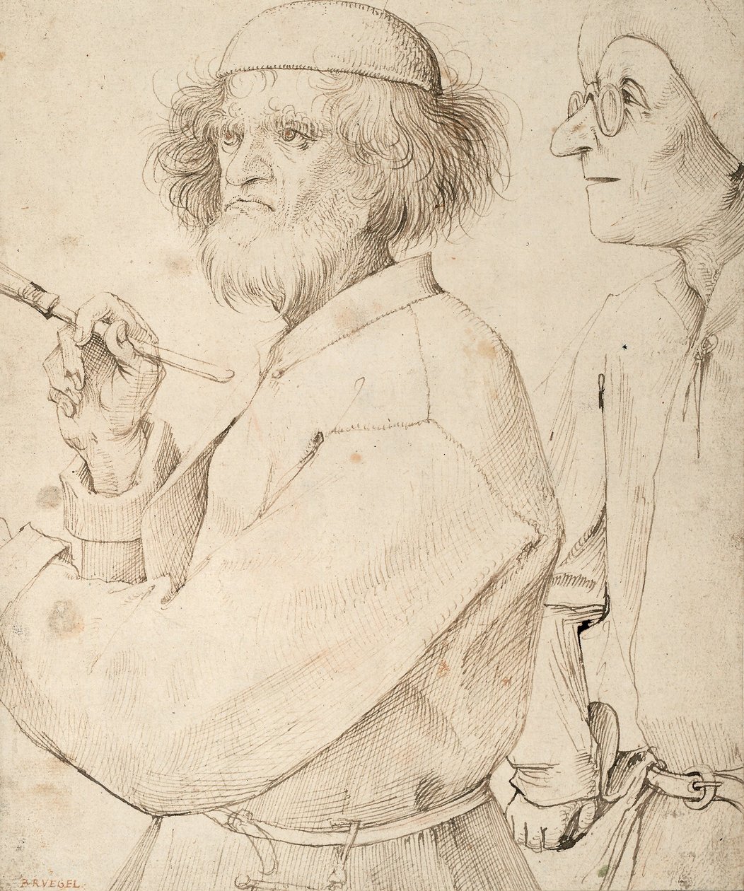 Maleren og kjøperen, 1565 av Pieter Bruegel the Elder