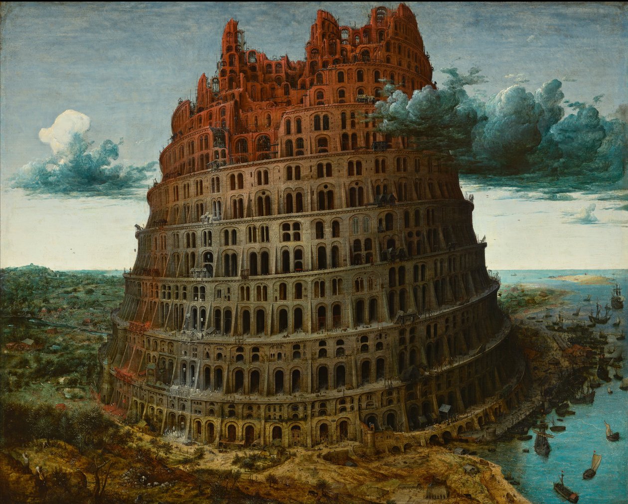 The Tower of Babel (Rotterdam) av Pieter Bruegel the Elder