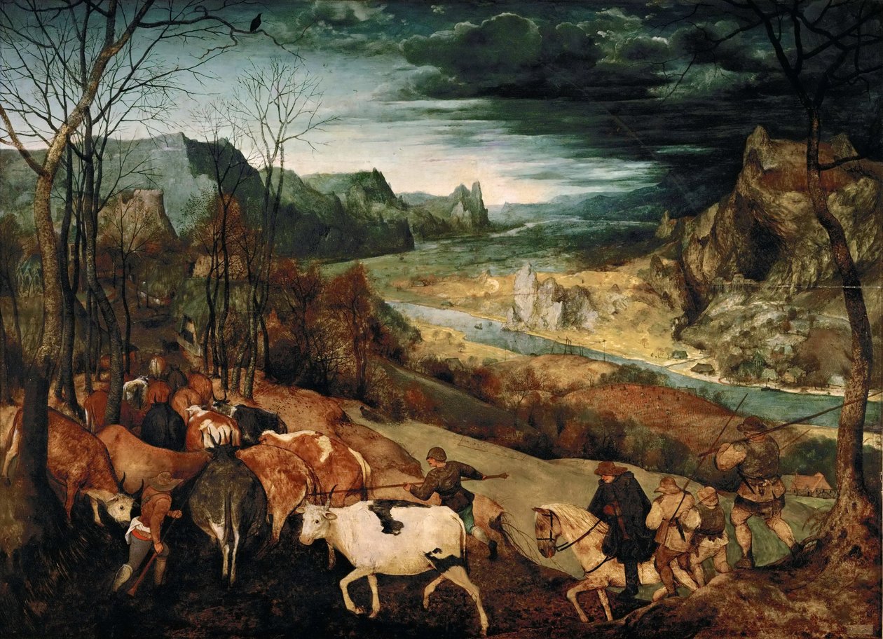 Besetningens retur (høst) av Pieter Bruegel the Elder