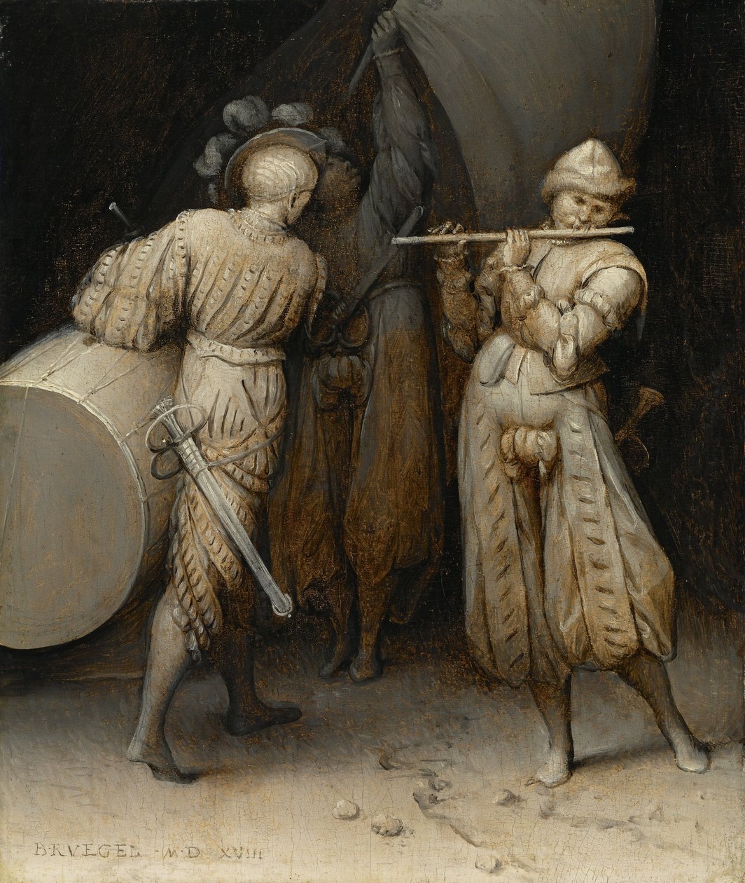 De tre soldatene av Pieter Bruegel the Elder