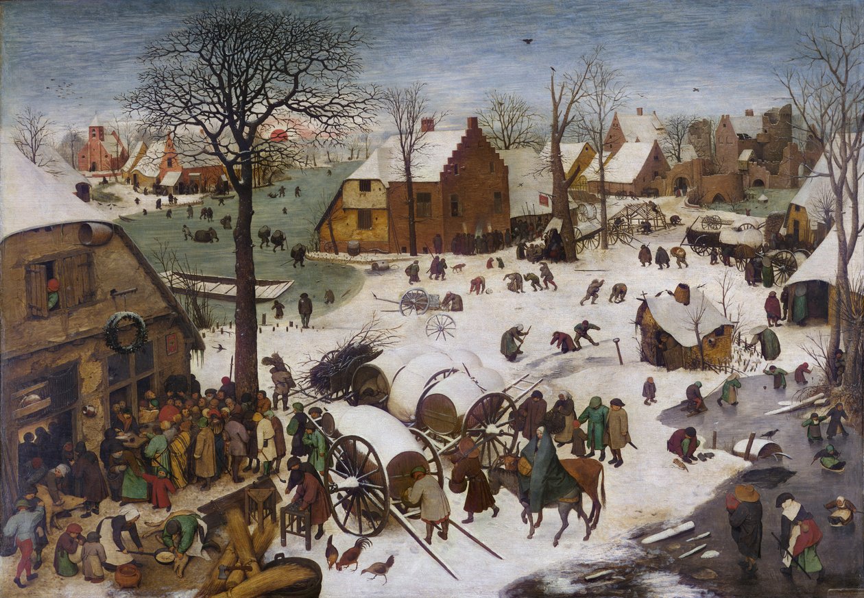 Bethlehem -folketellingen av Pieter Bruegel the Elder