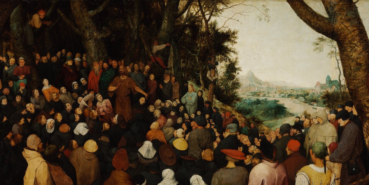 Døperen til Johannes døperen, detalj av Pieter Bruegel the Elder