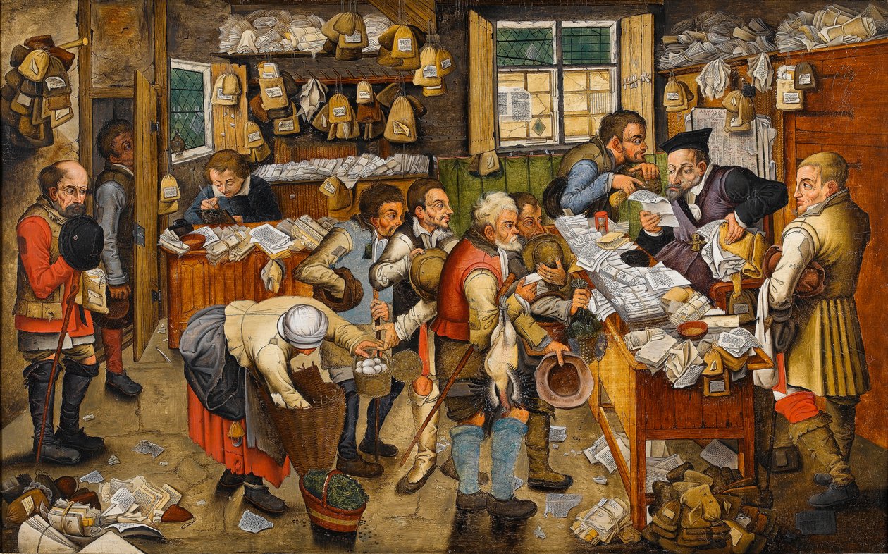 Betalingen av tiende av Pieter Brueghel the Younger