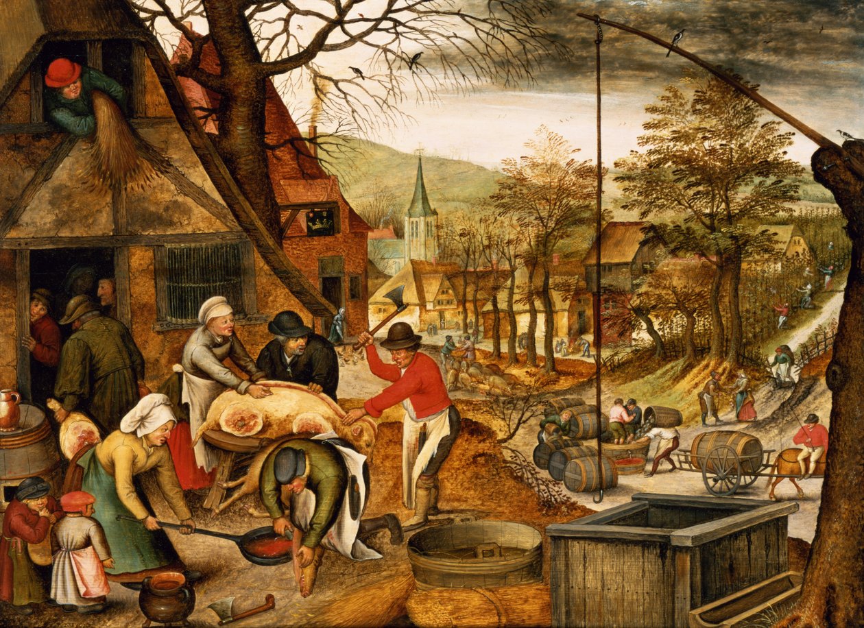 Allegori om høsten av Pieter Brueghel the Younger