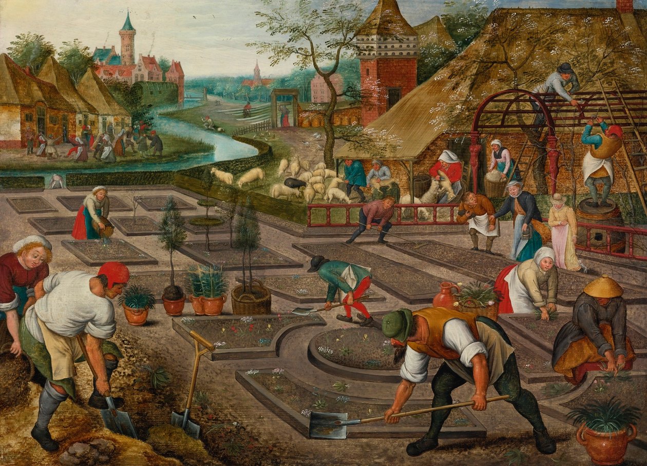 Vår av Pieter Brueghel the Younger