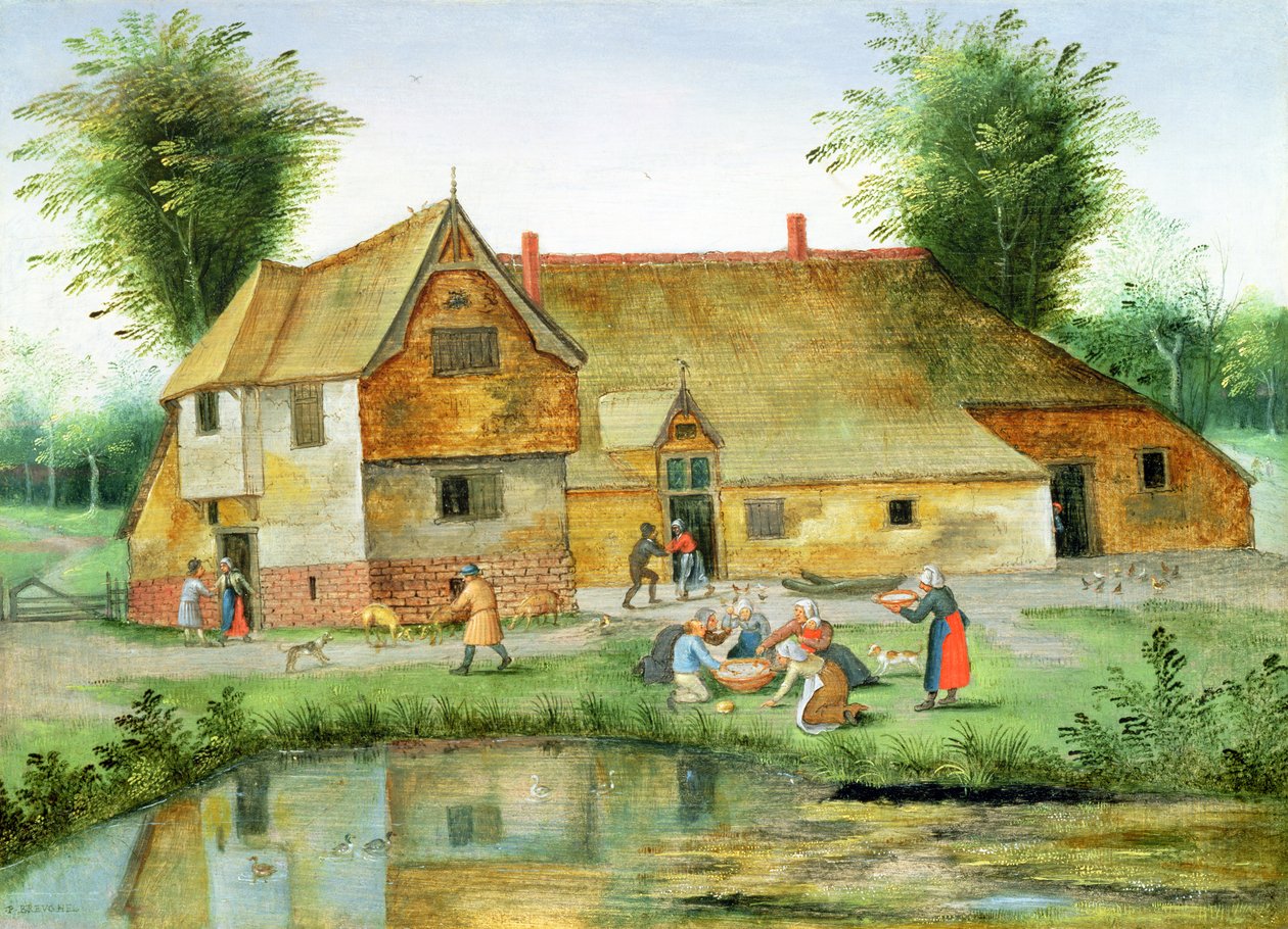 Bondemåltidet av Pieter Brueghel the Younger