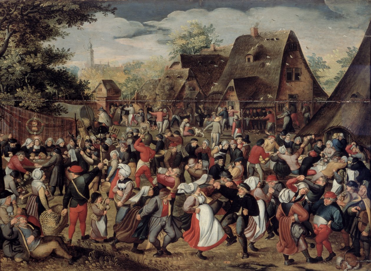 Bygdefestivalen av Pieter Brueghel the Younger