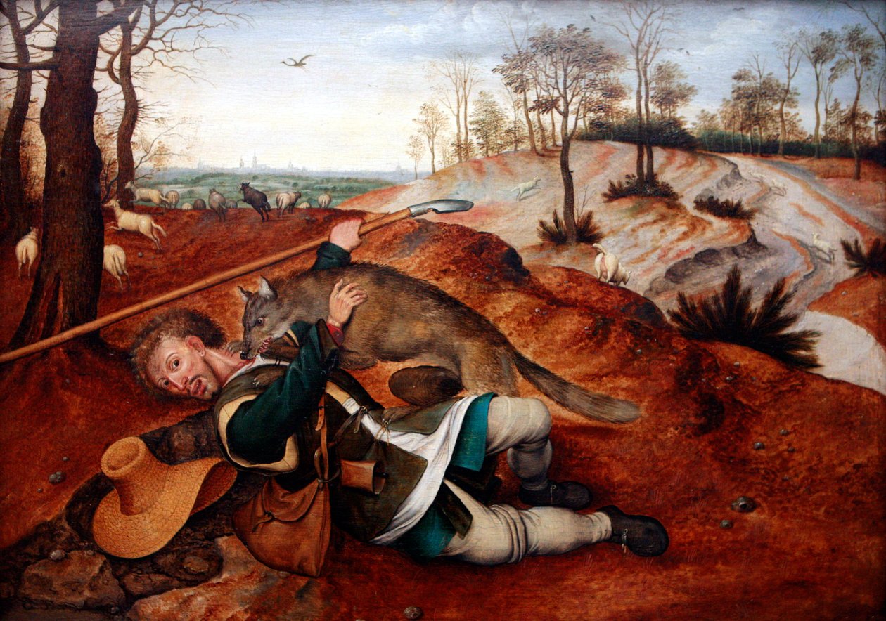 Den gode hyrden av Pieter Brueghel the Younger
