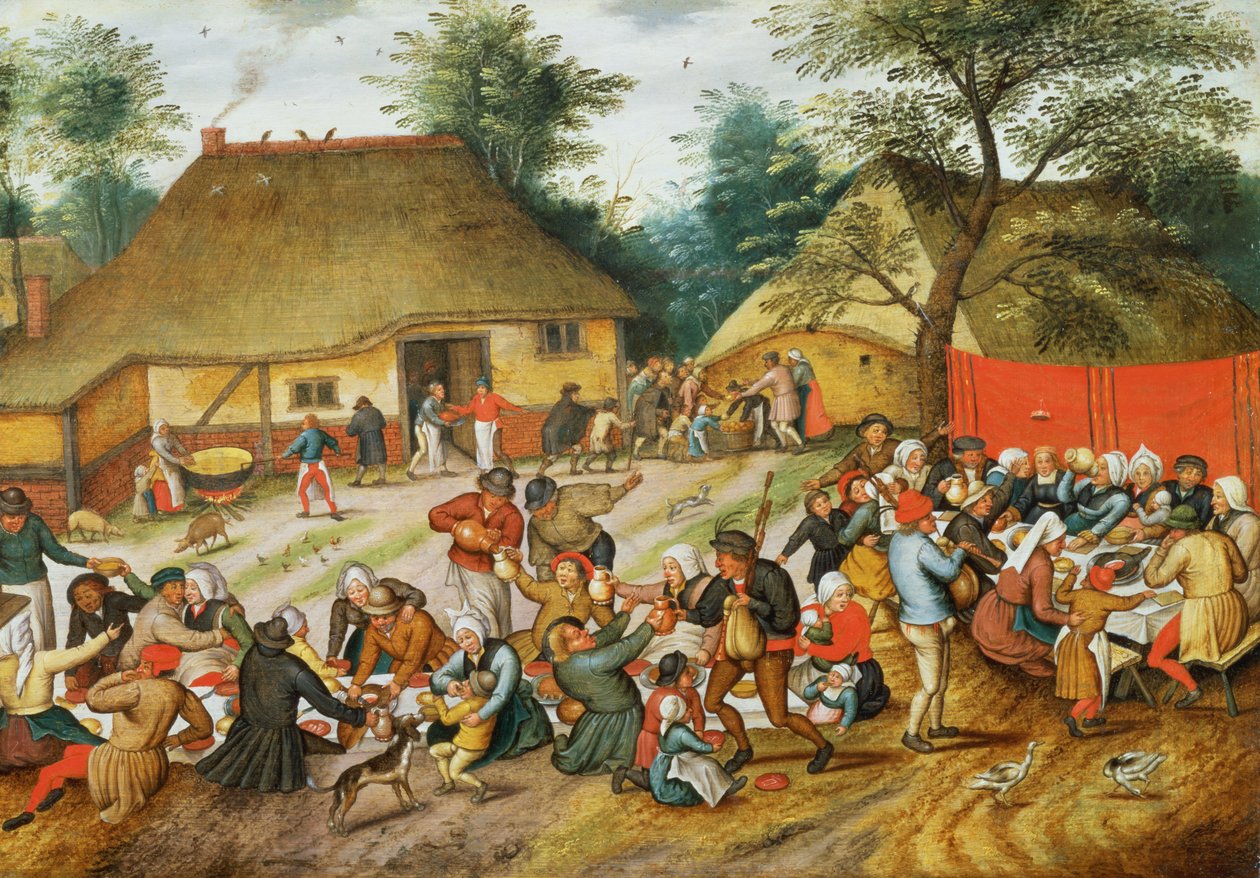 Bryllupsfest av Pieter Brueghel the Younger