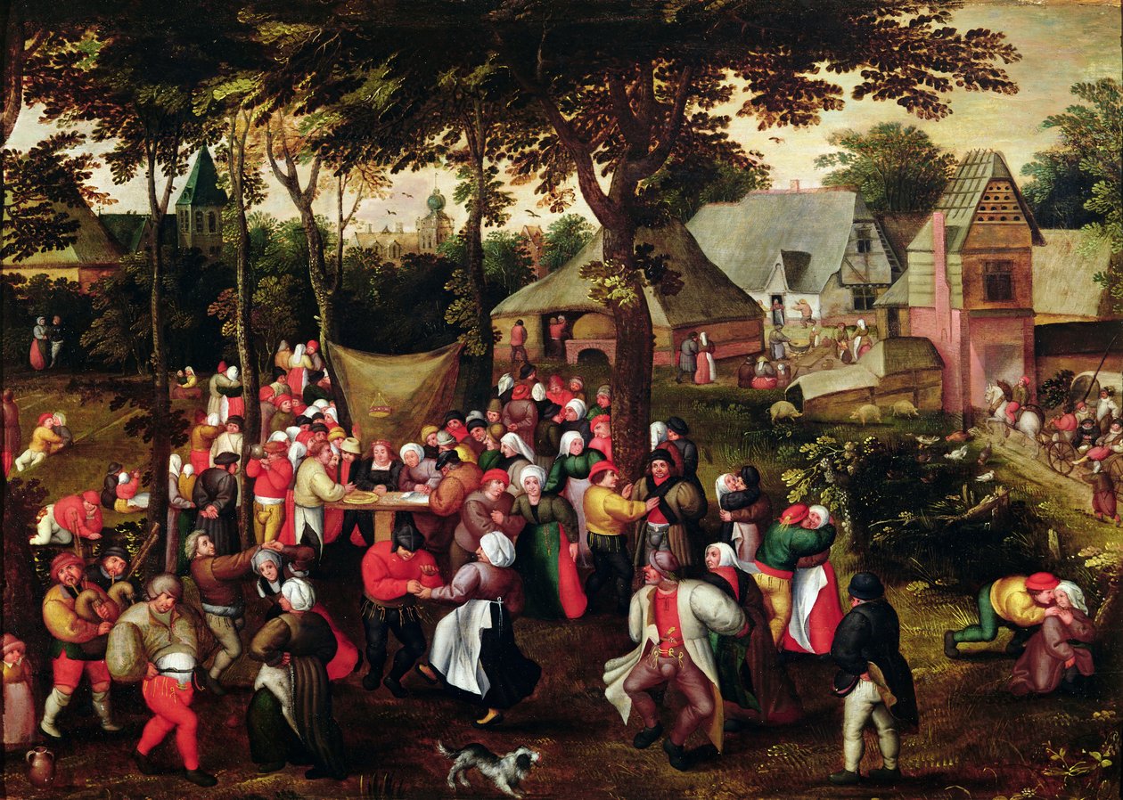 Bryllupsfest av Pieter Brueghel the Younger
