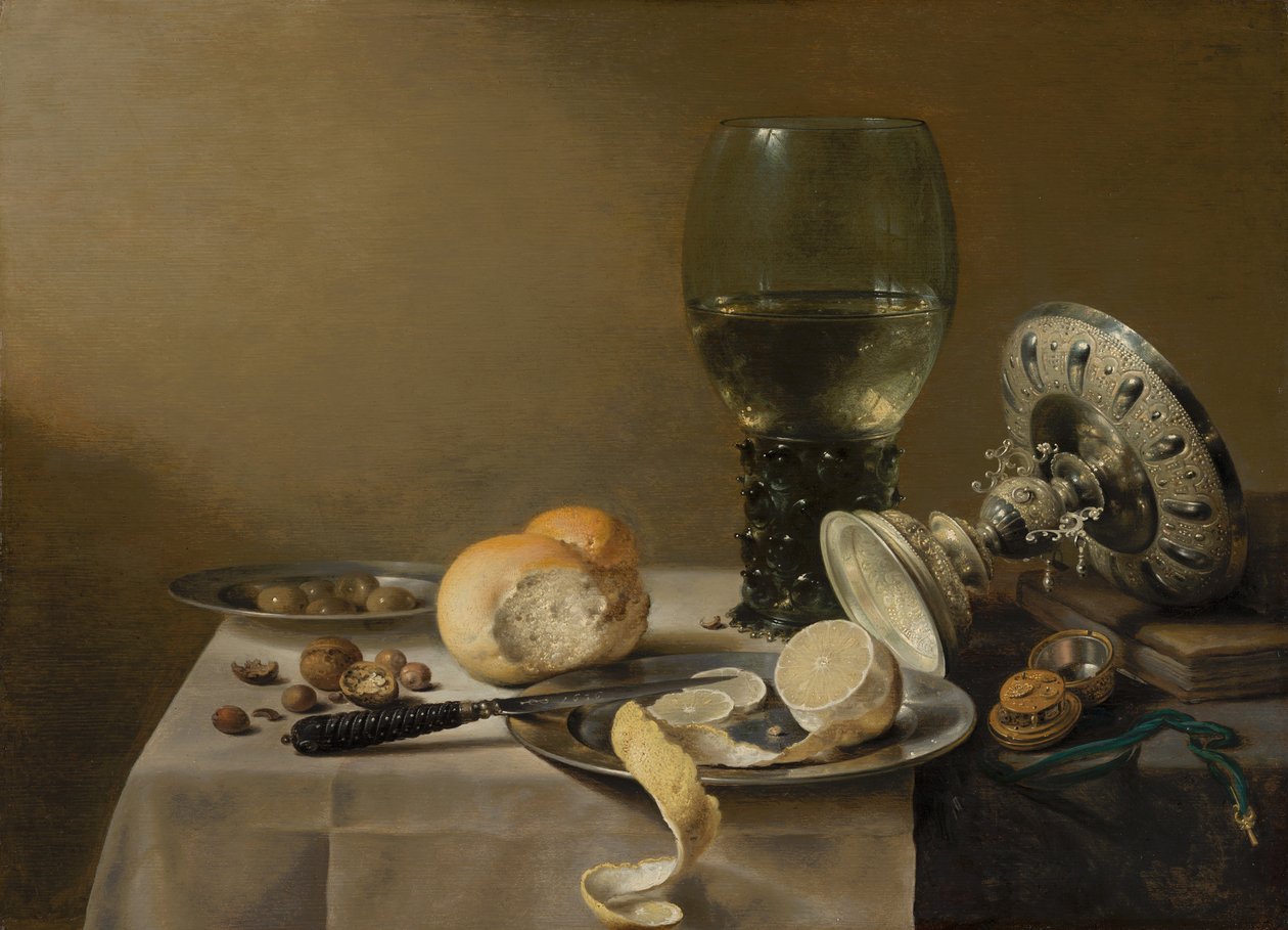 Stilleben med tazza av Pieter Claesz