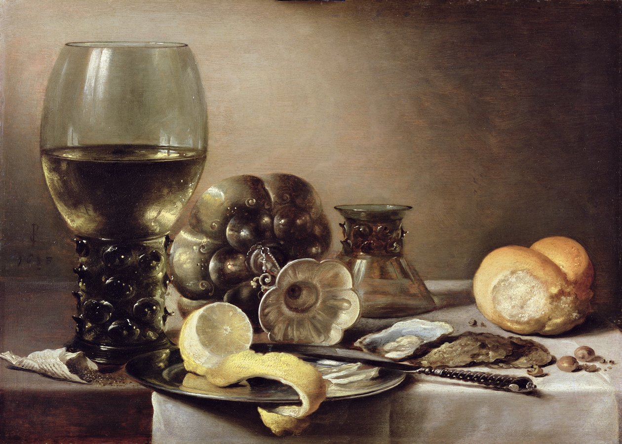 Østersfrokosten av Pieter Claesz