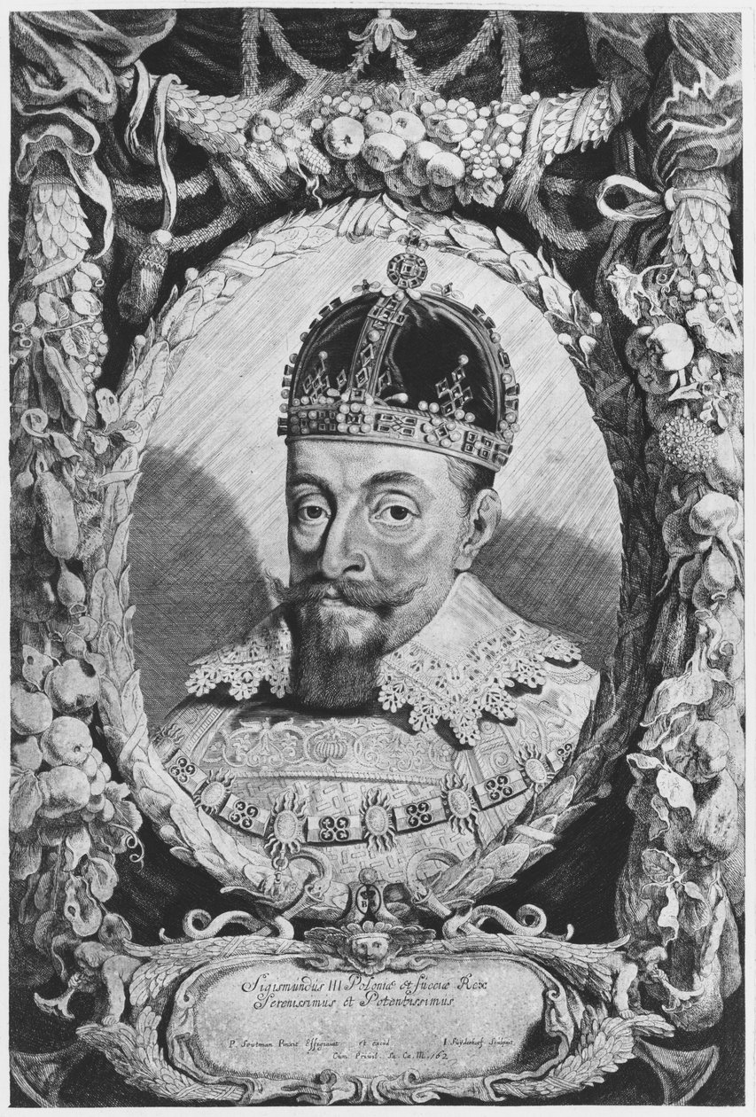 Sigismund III Vasa, konge av Polen og Sverige, storhertug av Litauen av Pieter Claesz Soutman