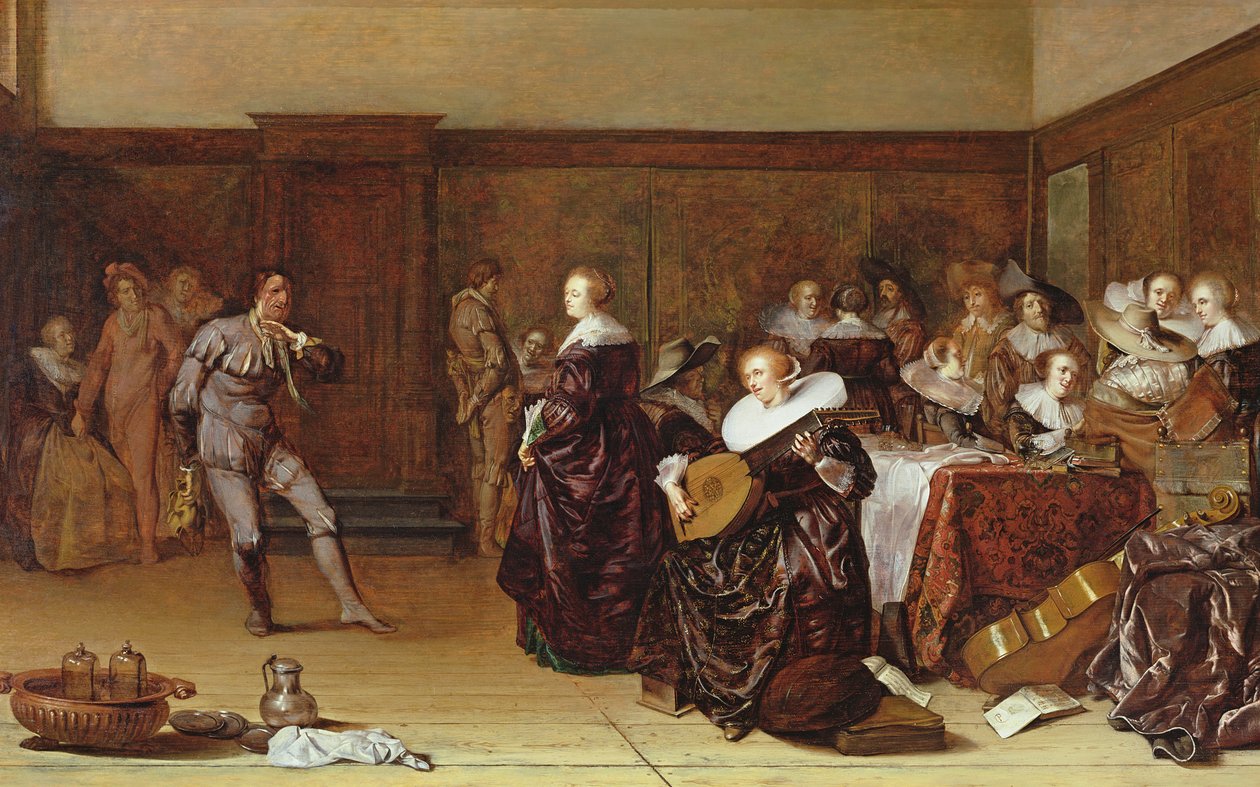 Dansefest, 1600-tallet av Pieter Codde