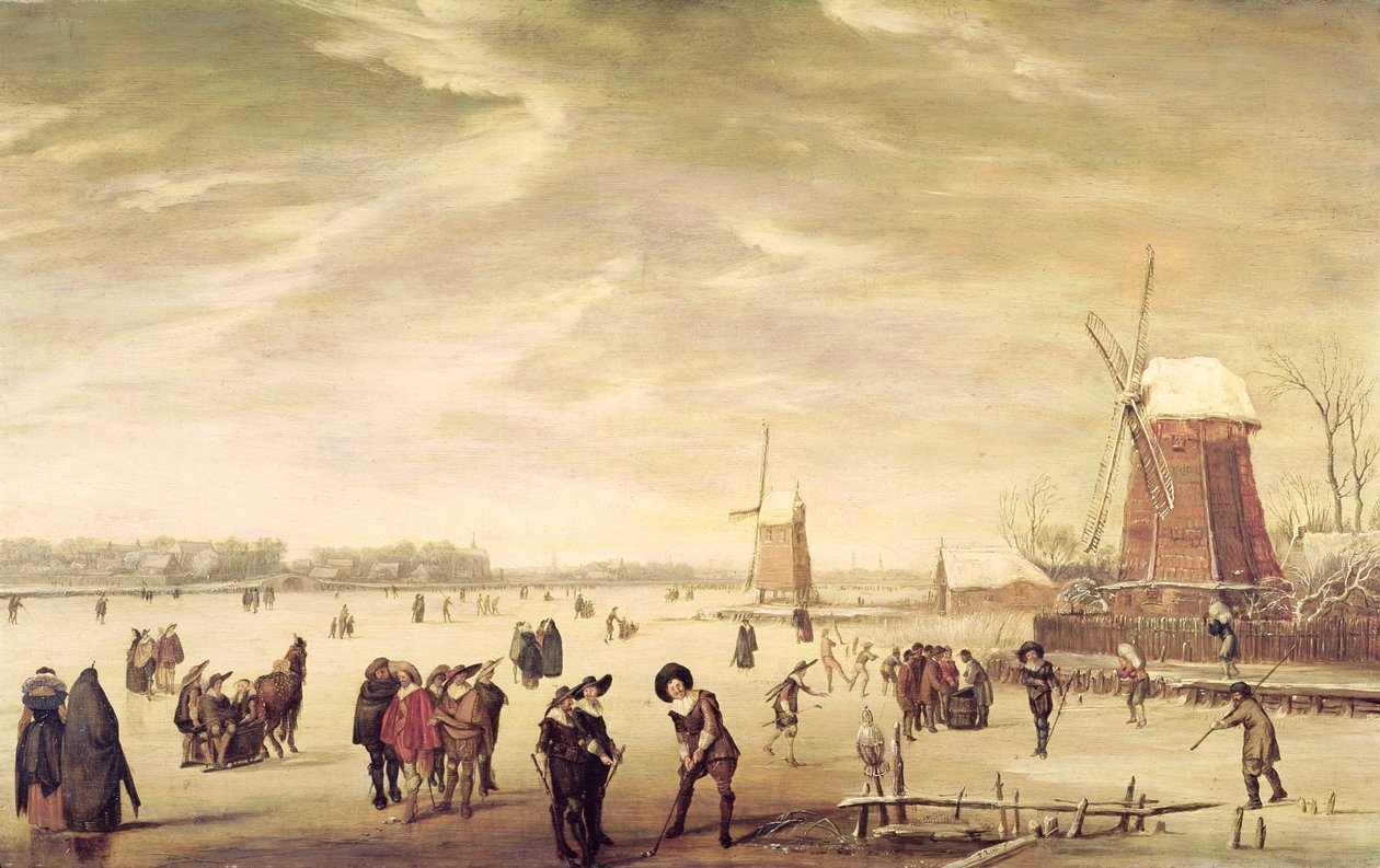 Spill på isen av Pieter Codde