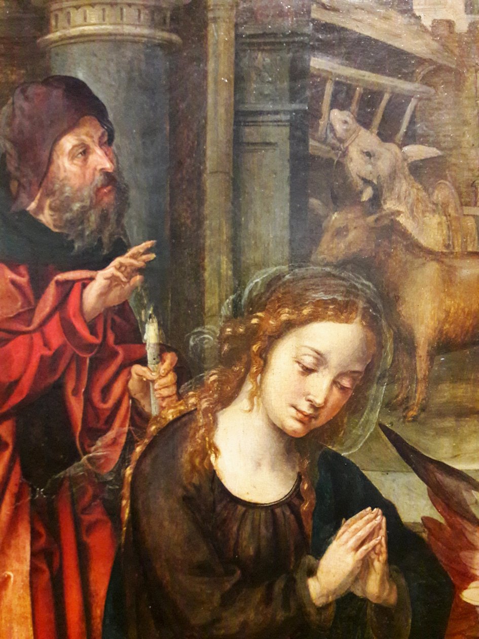Tilbedelsen av hyrdene av Pieter Coecke van Aelst