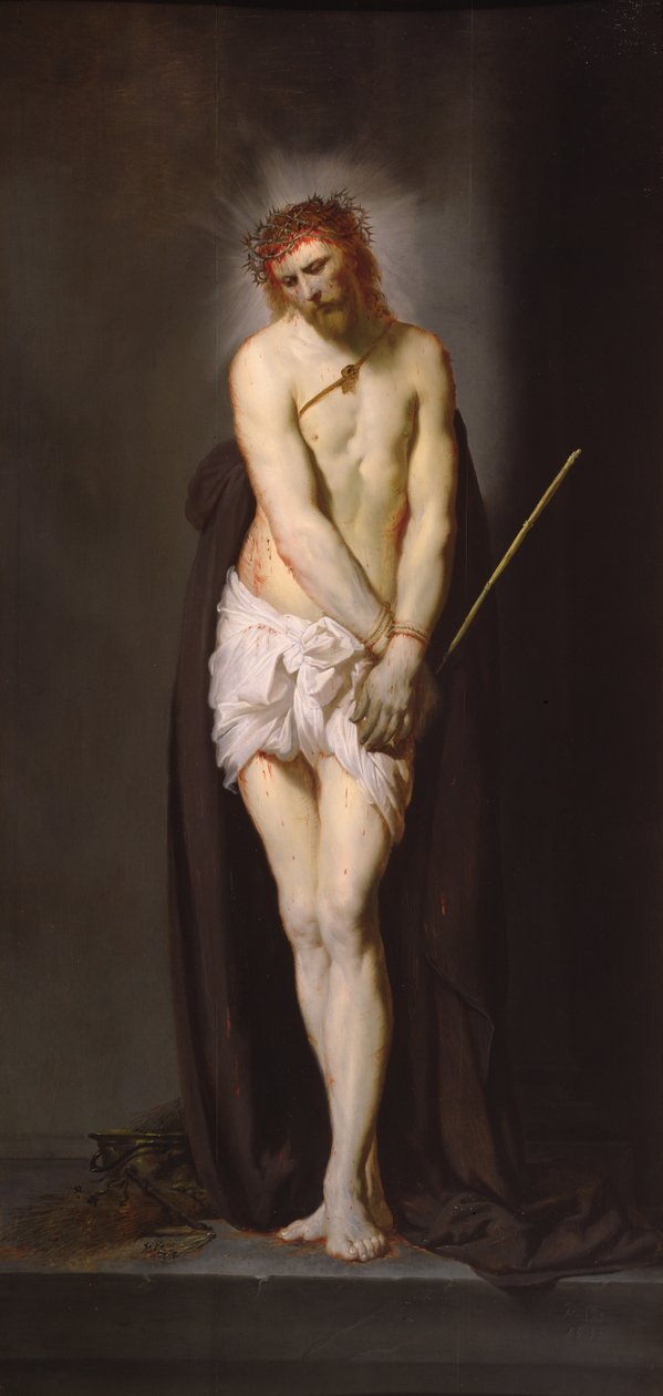 Kristus ved søylen, 1632 (panel) av Pieter Fransz de Grebber