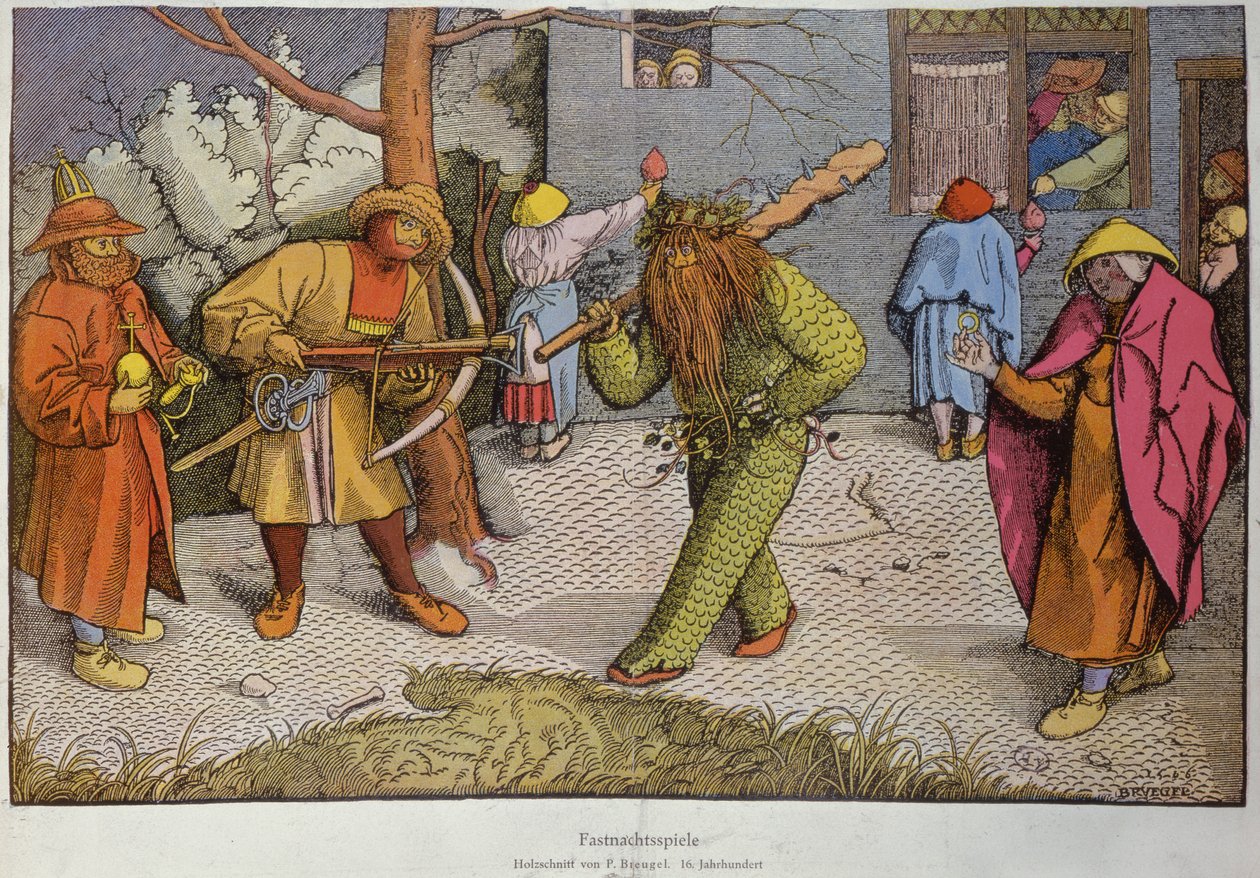 Raske nattspill av Pieter III attr. to Brueghel