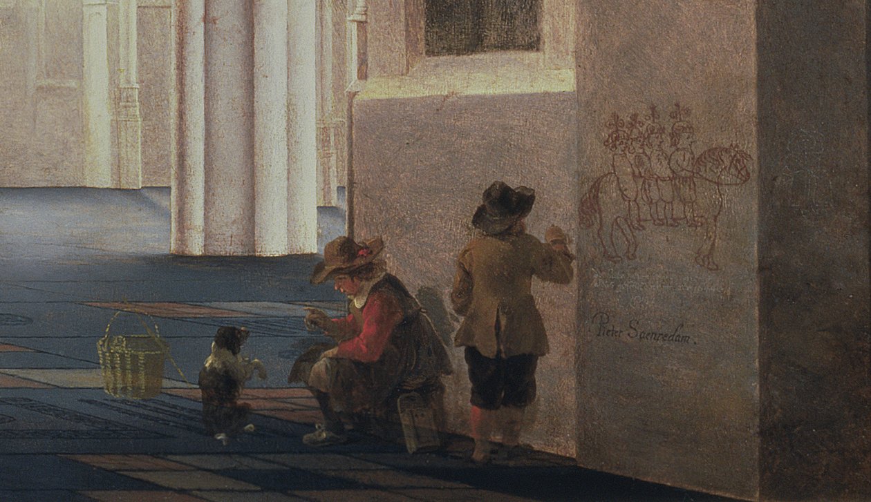 Interiøret til Buurkerk i Utrecht, 1644 av Pieter Janszoon Saenredam