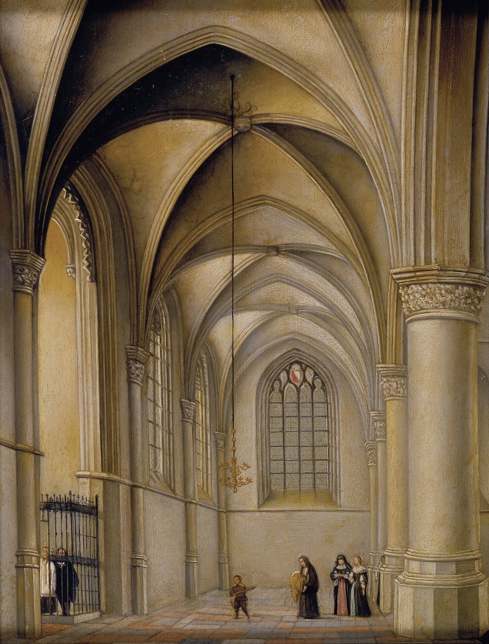Kirkens interiør av Pieter Janszoon Saenredam